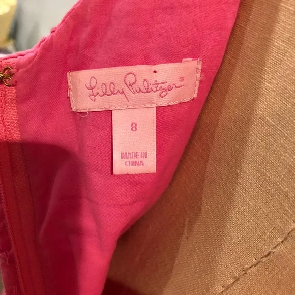 Lilly Pulitzer Pink Calhoun Charleston Sleeveless Dress - Picture 5 of 5